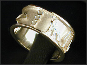 Personalized silver ring(SR002)